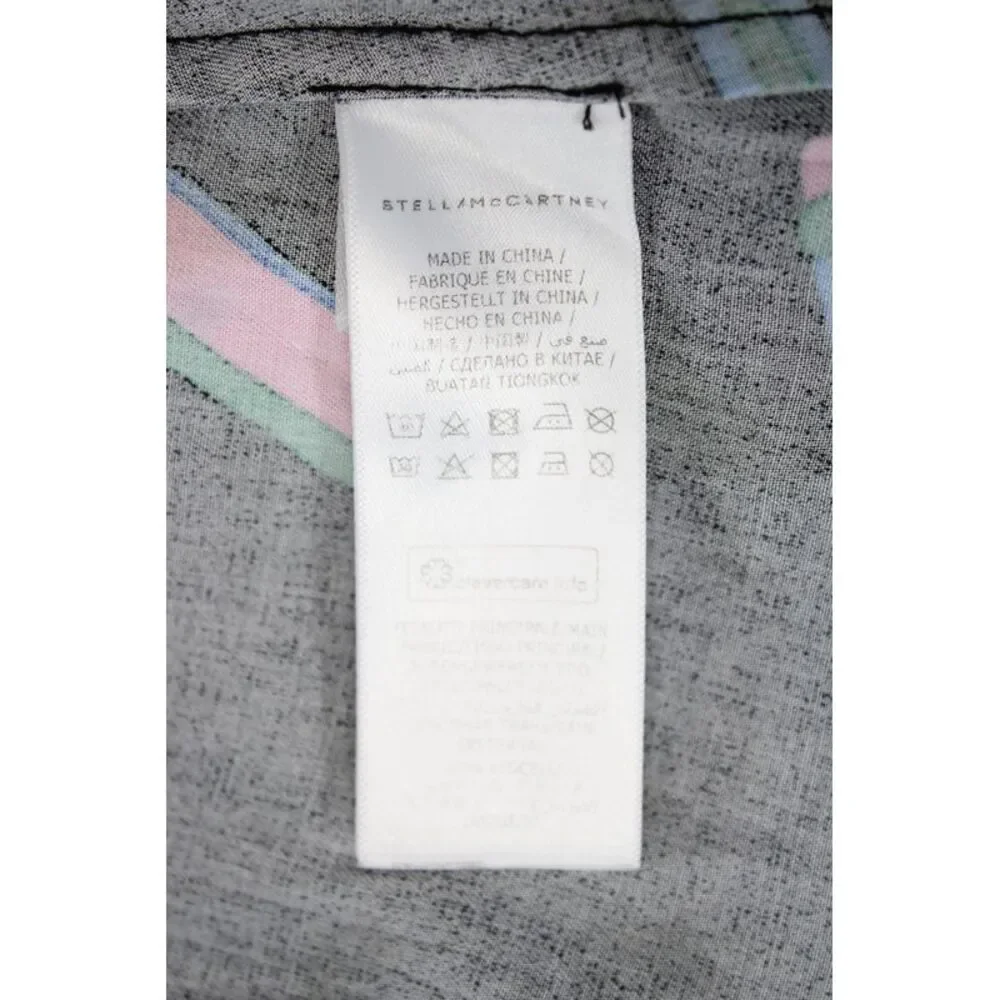 Stella McCartney Kids Girls Back Zip Long Sleeve Logo Pencil Dress Black Size 12